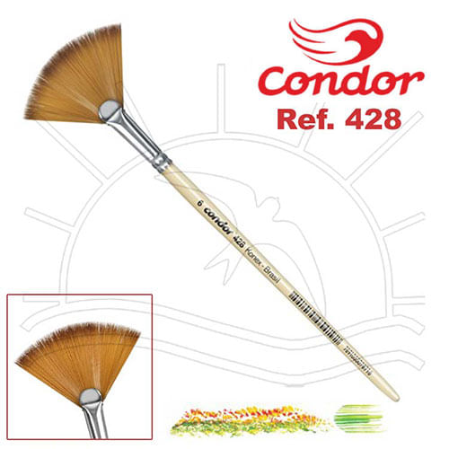 Pincel Condor 428 - Leque Fan