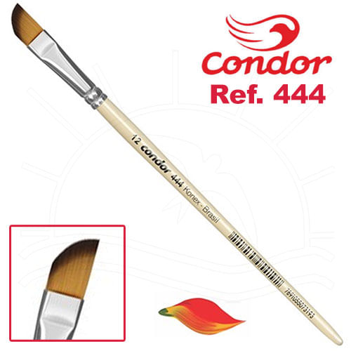 Pincel Condor Konex 444 - Chato Modelado/Faca