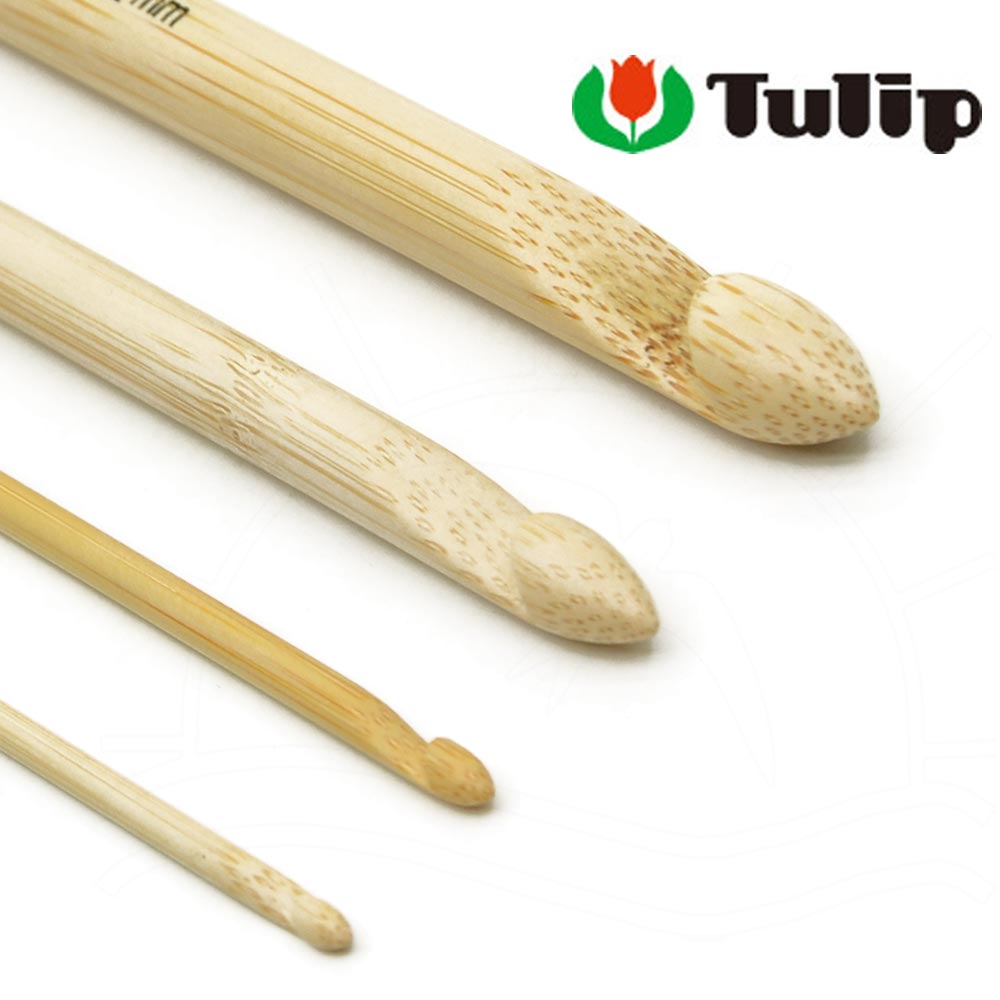 Agulha para Crochê Bambu Tulip - 15cm