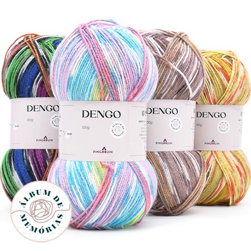 Fio Dengo Pingouin 100g - Coleção Álbum de Memórias