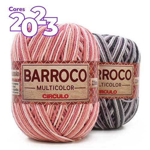 Barbante Barroco Multicolor 200g - Cores 2023