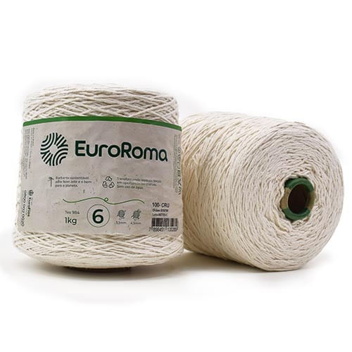 Barbante EuroRoma Cru 1kg