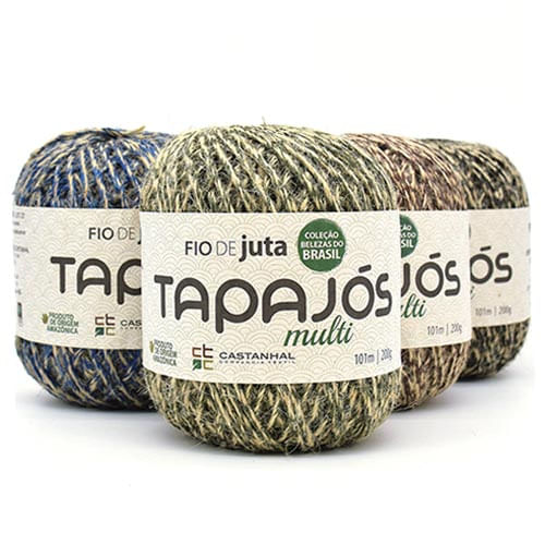 Fio de Juta Tapajós Multi 200g - 101 Metros