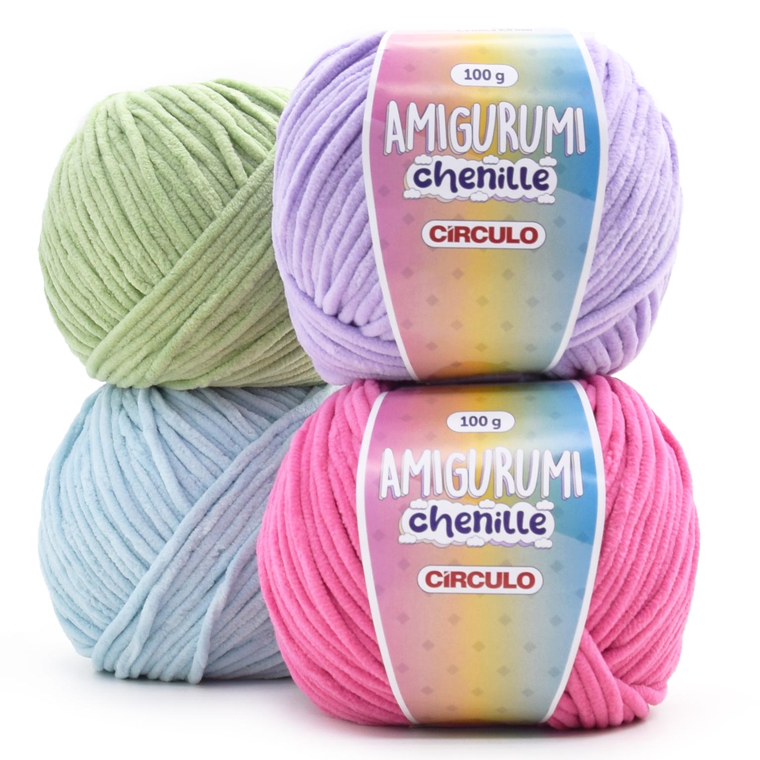 Fio Amigurumi Chenille Círculo 100g