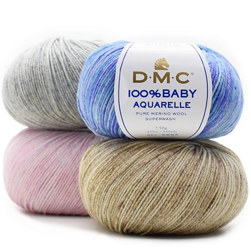 Fio 100% Baby Aquarelle DMC - Lã Merino