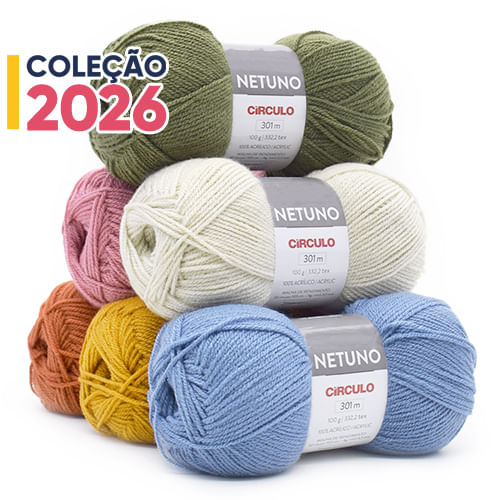 Fio Netuno Círculo 100g - Anti-Pilling