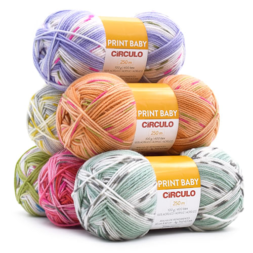 Fio Print Baby Círculo 100g