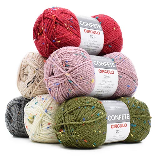 Fio Confete Círculo 100g