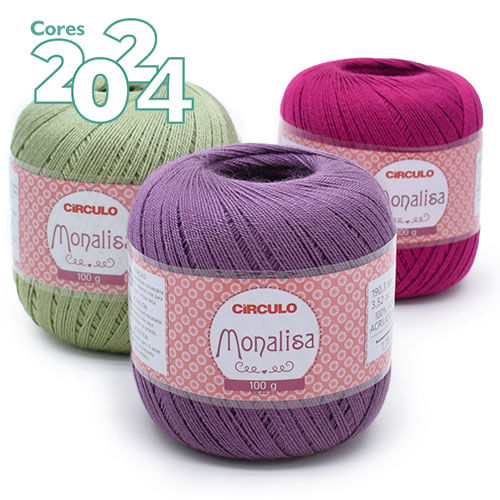 Linha Monalisa 100g - Cores 2024