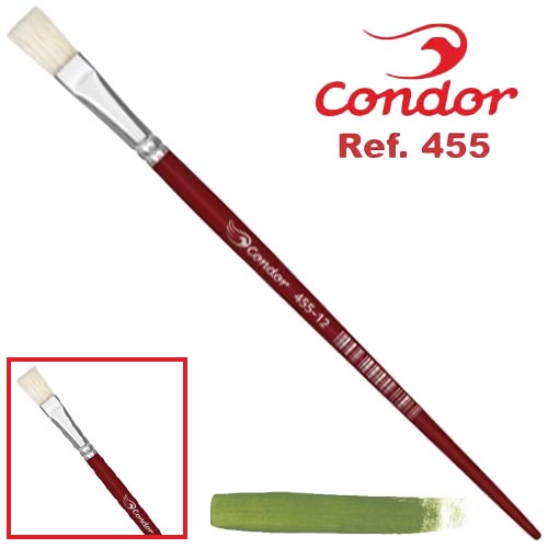 Pincel Condor 455 - Chato Plano