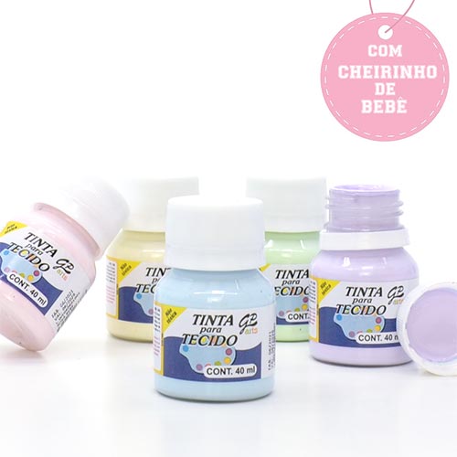 Tinta para Tecido Baby Colors Gato Preto 40ml