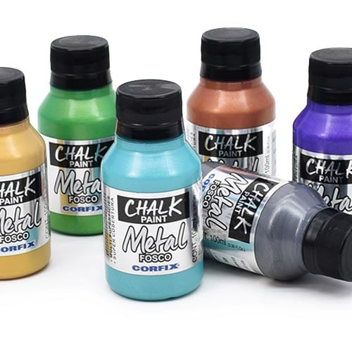 Tinta Chalk Paint Metal 100ml - Corfix