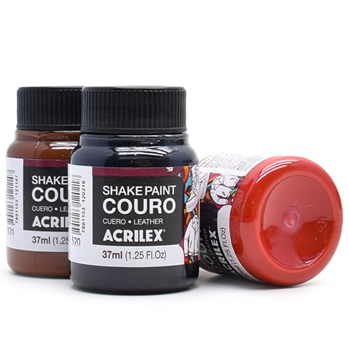 Tinta para Couro Shake Paint Acrilex 37ml