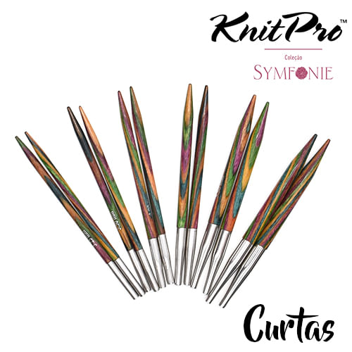 Agulha Circular Intercambiável Curta Madeira Symfonie - KnitPro