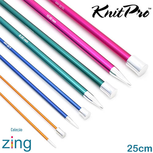 Agulha para Tricô Zing 25cm - KnitPro