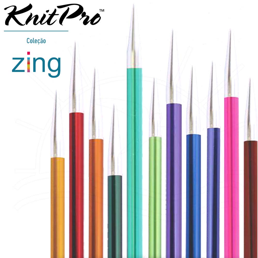 Agulha para Tricô Zing 35cm - KnitPro
