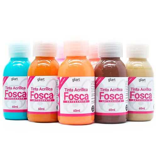 Tinta Acrilíca Fosca Gliart Hobby 60g
