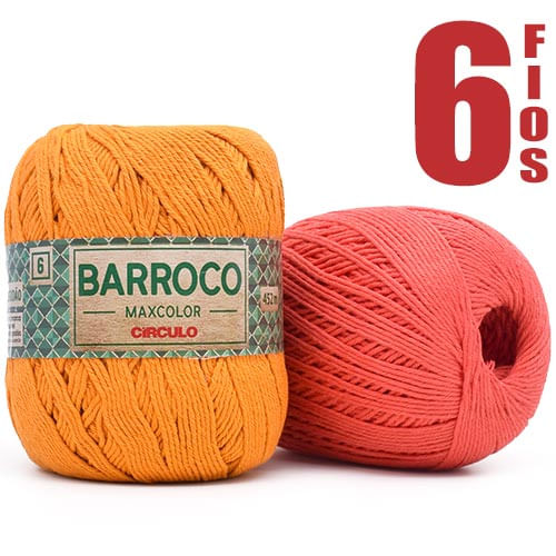 Barbante Barroco MaxColor nº 6 400g