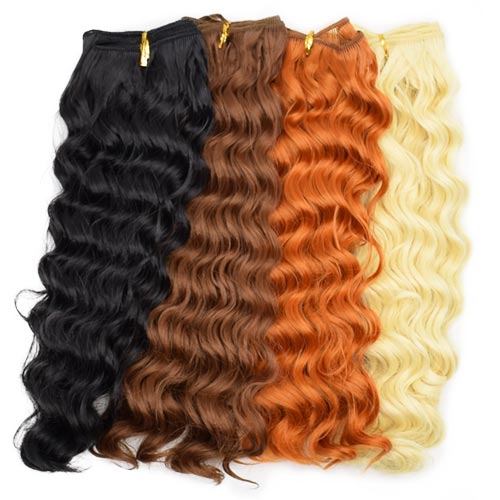 Cabelo para Boneca Cacheado Círculo