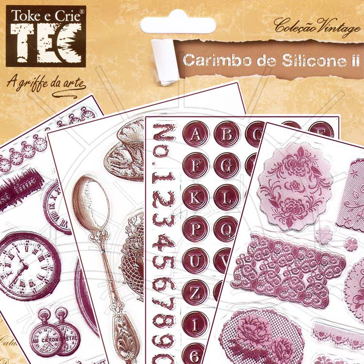 Carimbo de Silicone II Toke e Crie