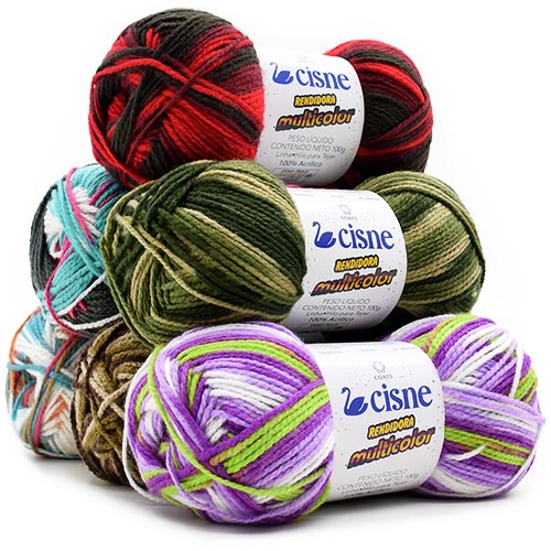 Fio Cisne Rendidora Multicolor 100g