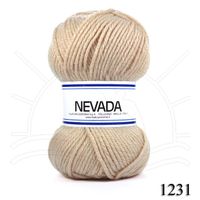 Fio Nevada Cervínia 50g - Lã Natural e Acrílico 1231