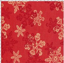 Tecido Jacquard para Patchwork - Natal Cor Vermelho 01 (0,50x1,40)