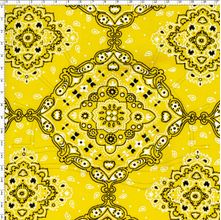 Tecido Estampado para Patchwork - 30187 Bandana Amarela Cor 15 (0,50x1,40)