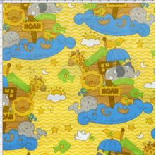 Tecido Estampado para Patchwork - DB108 Noah At Sea - Beige C04 (0,50x1,40)