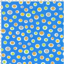 Tecido Estampado para Patchwork -  DB111 Noah Dot - Blue C03 (0,50x1,40)