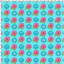 Tecido Estampado para Patchwork - RB035 Floral Coloridas Cor 01 (0,50x1,40)