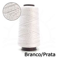 Linha Rayontex Luxo Grossa 500m Branco/prata