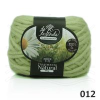 Lã Corriedale Bulky Tingimento Natural 100g 012 - verde carqueja claro