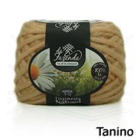 Lã Corriedale Bulky Tingimento Natural 100g Tanino