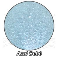 Meia de Seda Bouclê para Artesanato Azul bebê