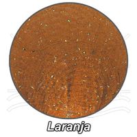 Meia de Seda Brilho Ouro para Artesanato Laranja