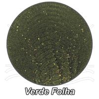 Meia de Seda Brilho Ouro para Artesanato Verde folha