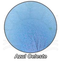 Meia de Seda Lisa para Artesanato Azul celeste