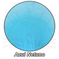 Meia de Seda Lisa para Artesanato Azul netuno