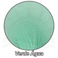 Meia de Seda Lisa para Artesanato Verde água