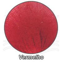 Meia de Seda Lisa para Artesanato Vermelho