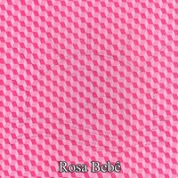 Placa de EVA Losango 040 - rosa bebê