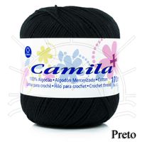 Linha Camila Mais 100g Preto