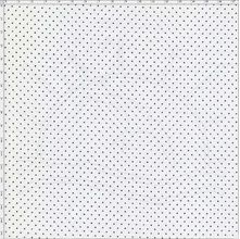 Tecido Estampado Para Patchwork - Composê Poá Branco com Preto Cor 1587 (0,50X1,40)