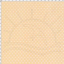 Tecido Estampado para Patchwork - Poá Pêssego (0,50x1,40)