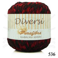 Linha Diversi 100g 536 - vermelho/marrom