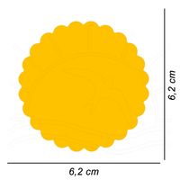 Furador Artesanal Toke e Crie - Gigante Plus 2,5"" Escalope círculo