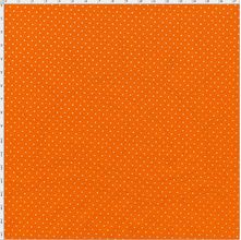 Tecido Estampado Para Patchwork - Composê Poá Laranja Cor 1610 (0,50X1,40)