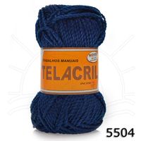 Linha Telacril 40g 5504 - azul marinho