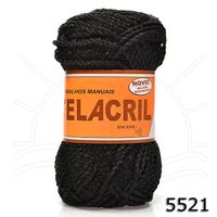 Linha Telacril 40g 5521 - preto